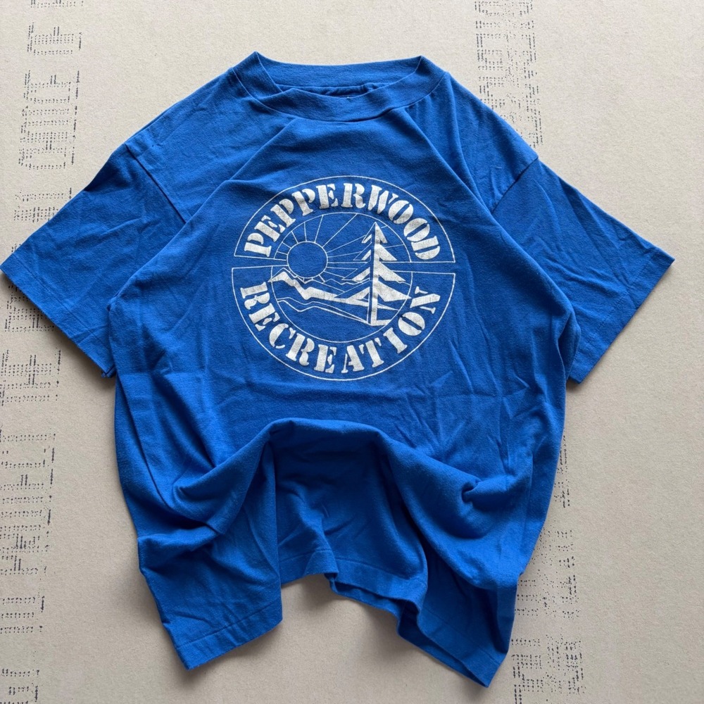 Vintage 80s Single‎ Stitch graphic Pepperwood Recreation T-shirt